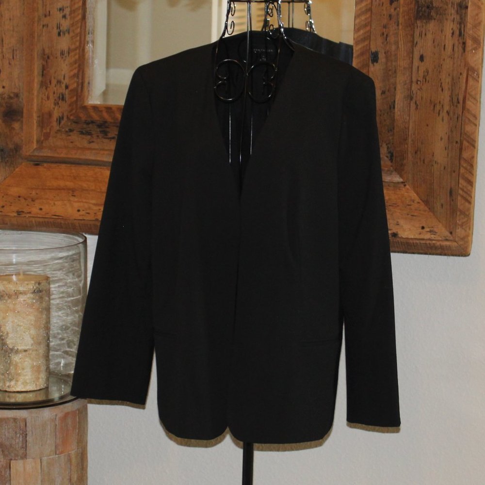 Anne Taylor Loft Professional Blazer | Color: Black | Size 14